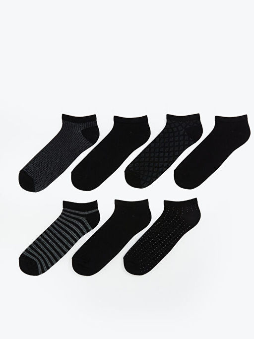 Desenli Erkek Patik ?orap 7li