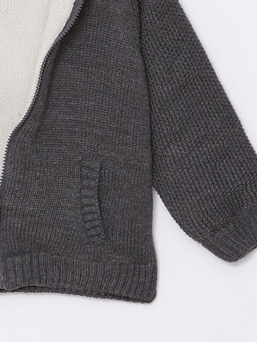 Kap??onlu Erkek Bebek Triko H?rka