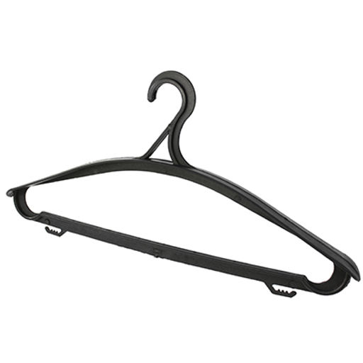 Вешалка-плечики р48-50, 43см, пластик, черный (Россия) - Домашняя Мода фото 2