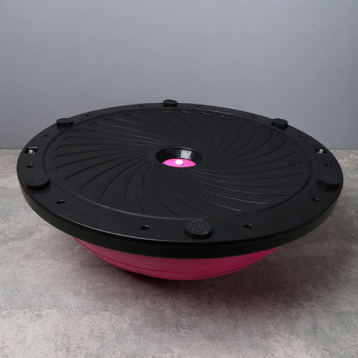 Полусфера балансировочная BOSU 46см Woohooo Drops эспандер, насос/ розовый/ B46Dr-P/ уп5 - ГалеонТрейд фото 5