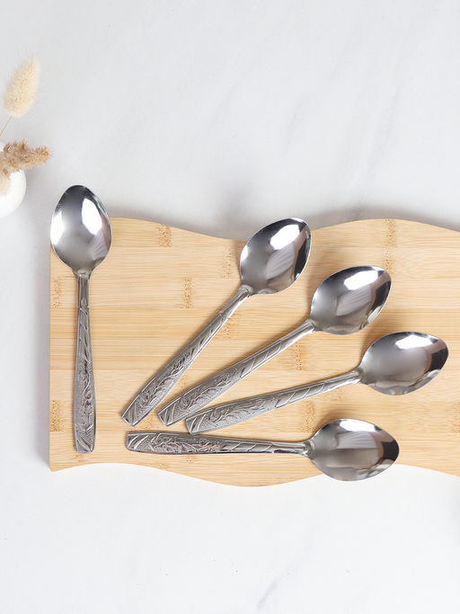 Ложка столовая 6 штук Серебро Берёзка / MJSP01 /уп 100/ 0,03 - ГалеонТрейд фото 4