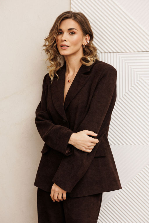 Жакет Gizart 15377 шоколадный фото 4