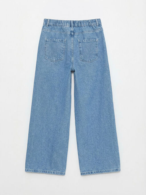 Wideleg K?z ?ocuk Jean Pantolon