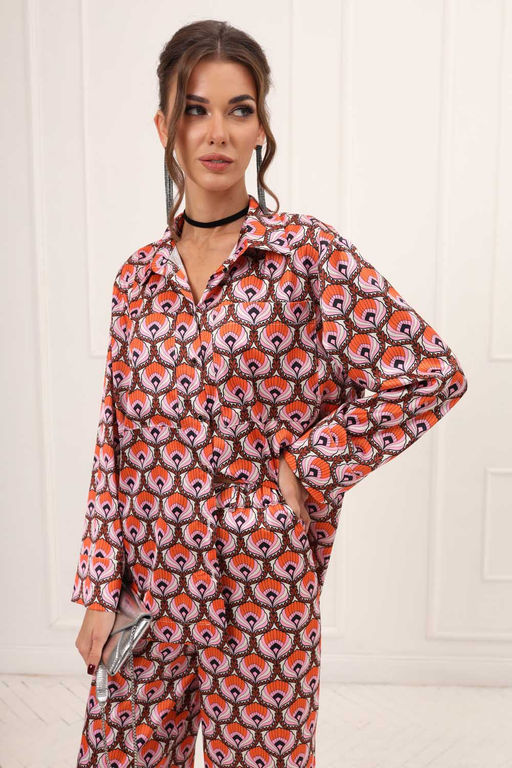 КОМПЛЕКТ 1169 (БЛУЗКА + БРЮКИ) - Larici фото 4