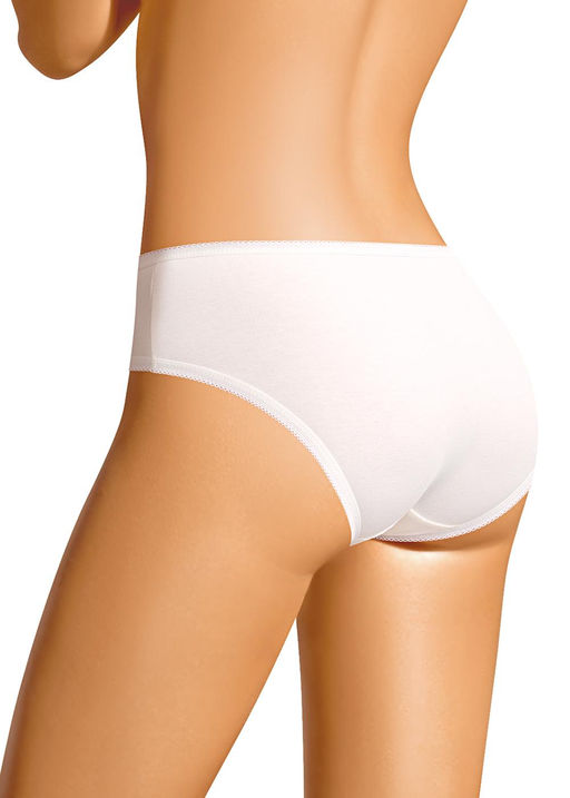 CLE C081/1 Трусы жен. Кружево хлопок молочный - Clever wear фото 2