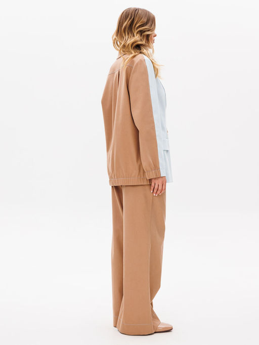 Костюм Gizart 5368 голубой+ мокко мусс  фото 9