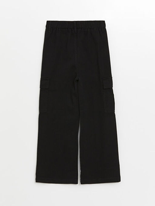 Beli Lastikli Wideleg K?z ?ocuk Kargo Pantolon - Waikiki фото 2