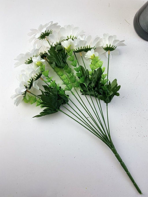 Букет искусственных цветов Buro Ромашки 11 веточек высота 50 см  фото 3