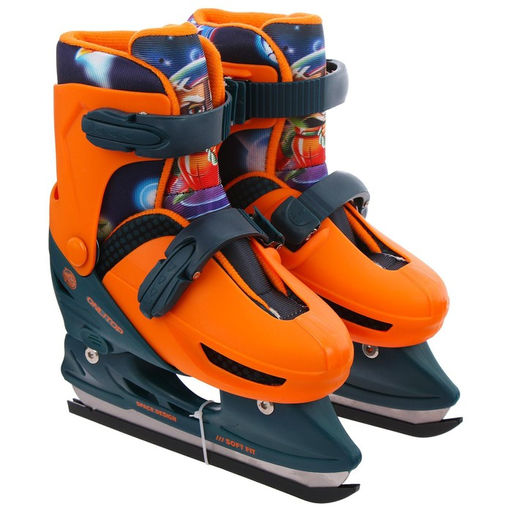 Коньки детские раздвижные ONLITOP Космос, р. 34-37  фото 7