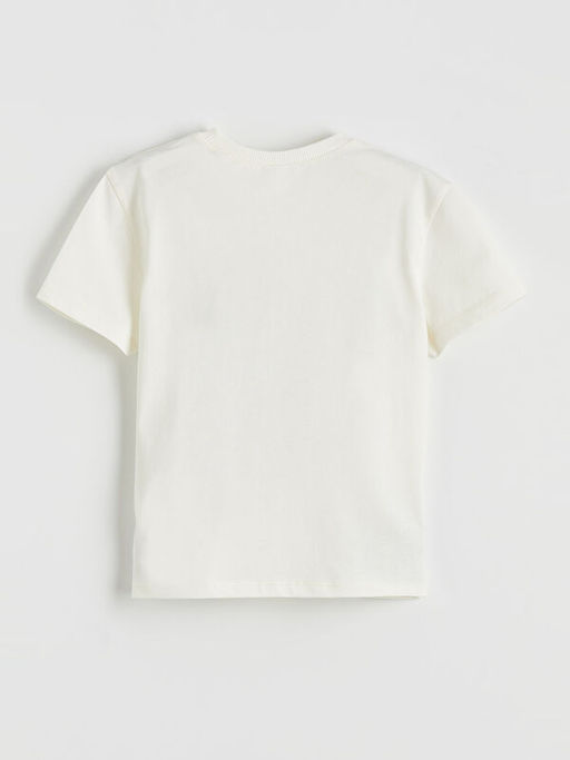 Bisiklet Yaka Bask?l? Erkek ?ocuk Ti??rt