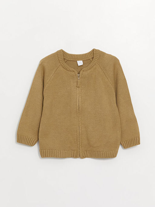 Erkek Bebek Fermuarl? Triko H?rka