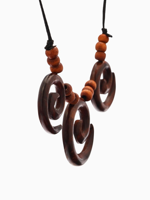 Кулон «Три спирали», дерево соно