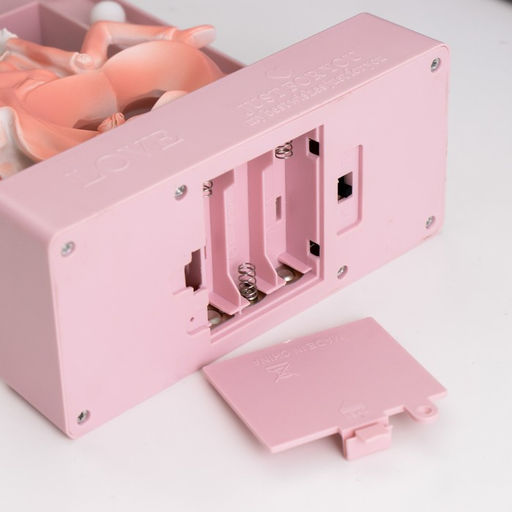 Фигурка светящаяся RISALUX «Влюбленные», 14хLED, ночник, 4000 К, USB, 3×АА, розовый, 24.5×7×15.5 см