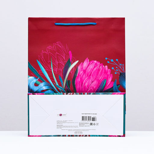 Пакет подарочный Красивые бутоны, 26 х 32 х 12 см - Simaland фото 2