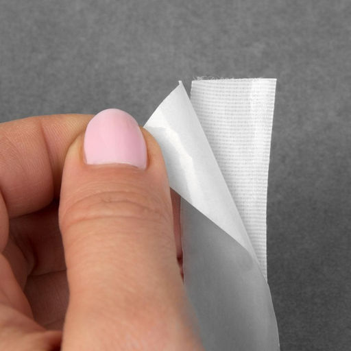 Цена за 2 шт. Липучка на клеевой основе, 20 мм 100 5 см, цвет белый - Арт узор фото 4