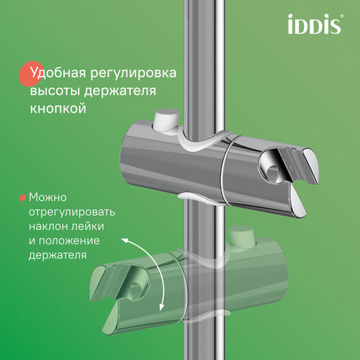 SHESBBTi06, Смеситель для ванны с верхним душем, Shelfy, ID