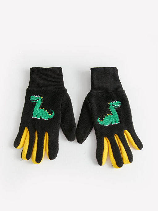 Nak??l? Erkek ?ocuk Triko Eldiven
