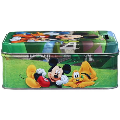 Копилка 14×10×5.8 см, металл, Микки Маус