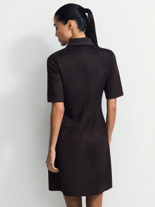 Платье мини из искусственной замши / Zarina