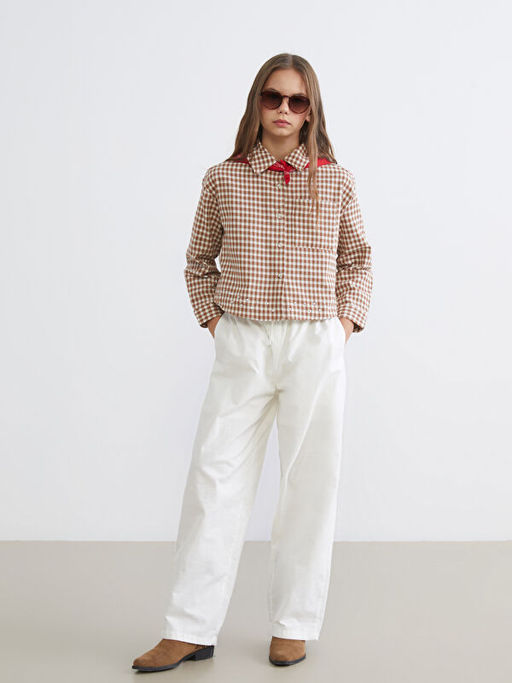 Ekose K?z ?ocuk G?mlek