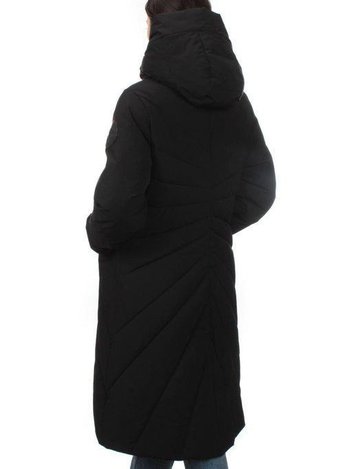 H265 BLACK Пальто зимнее облегченное женское (150 гр. холлофайбер)