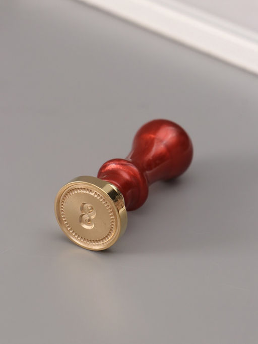 Печать для сургуча с пластиковой ручкой «Классика цифра 8», 2.5×2.5×6.3 см