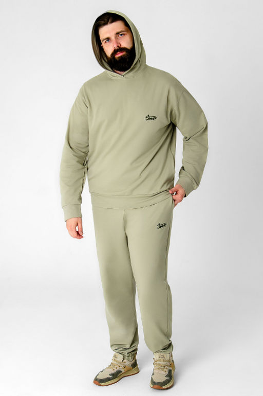 Арт. 63192 Костюм с брюками мужской 50-58 (5 шт) Цвет:полынь - Идеал фото 5