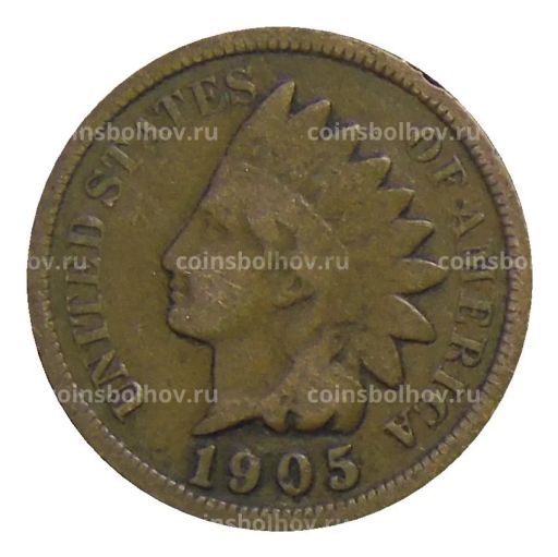 1 цент 1905 года США