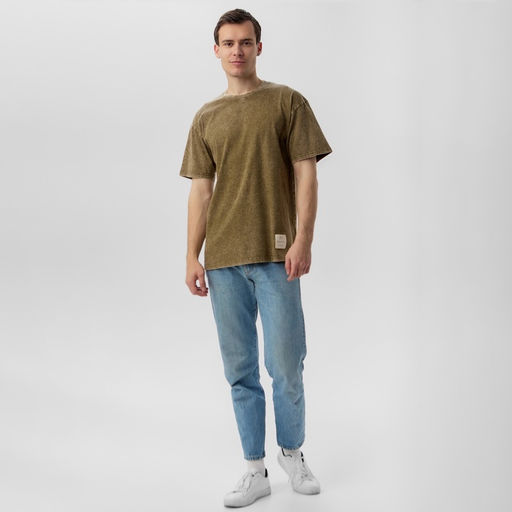 Футболка мужская MIST из вареного хлопка, зеленый, р-р M