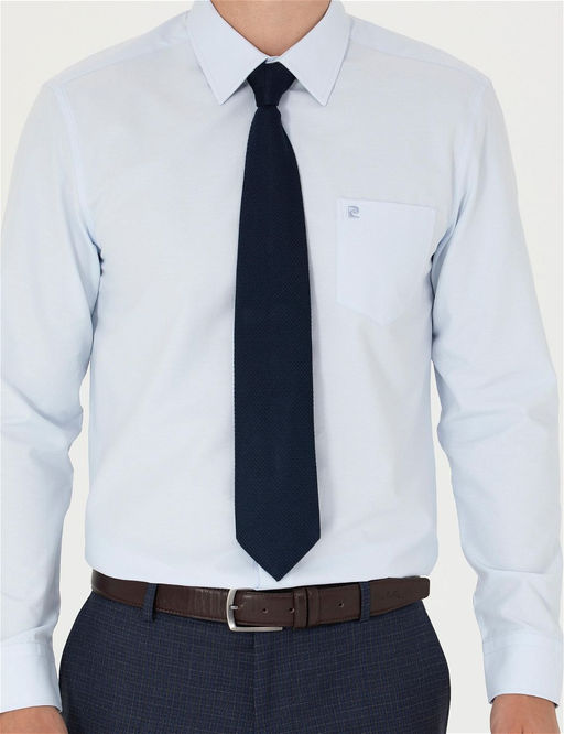 A__k Mavi Regular Fit Uzun Kollu Basic G_mlek