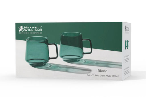 Набор кружек Blend Sala, зелёный, 0,4 л, 2 шт
