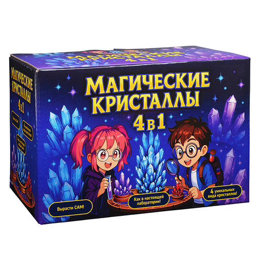 Волшебные кристаллы 4 в 1