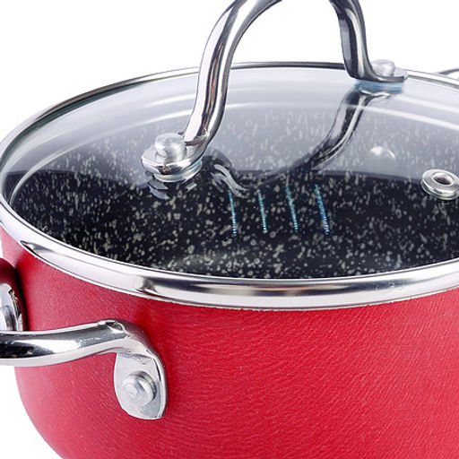 81005 Кастрюля с крышкой 1л 14см алюм/нерж/ст MB (х12) - Mayer&boch фото 4