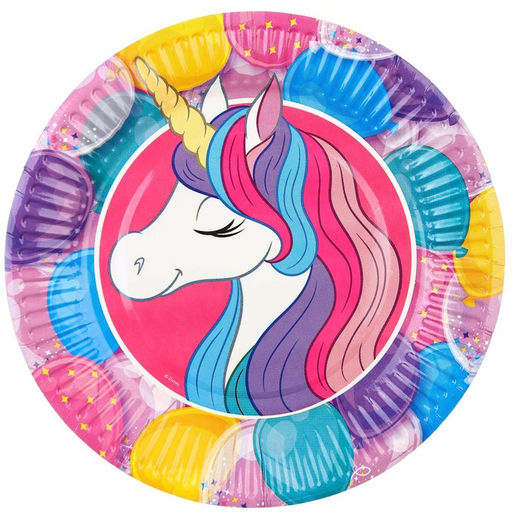 Набор бумажной посуды, на 6 персон С Днем Рождения, Минни Маус и Единорог - Disney фото 4