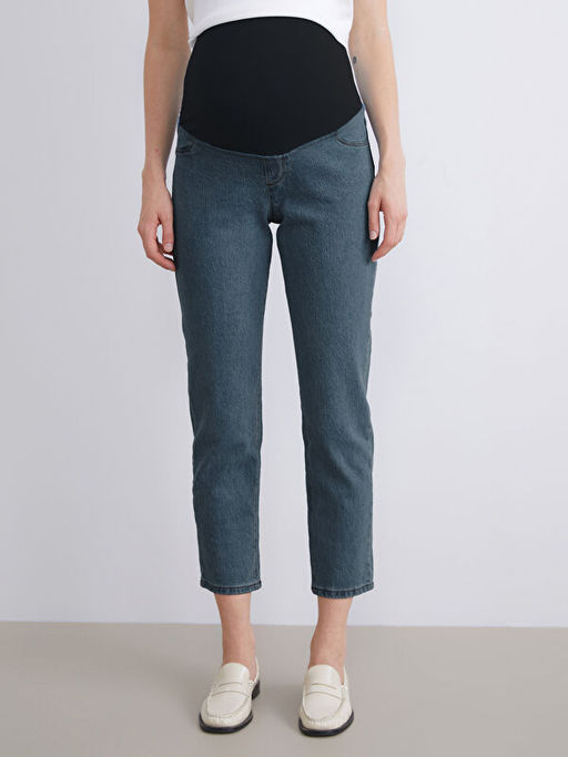 Kar?n Panelli Mom Fit Hamile Jean Pantolon