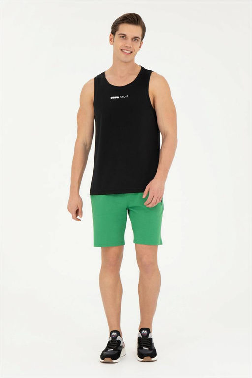 Мужская черная футболка с круглым вырезом - U.s. polo assn фото 4