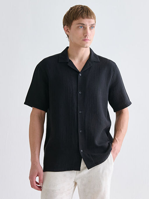 Standart Fit K?sa Kollu Erkek G?mlek