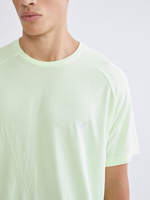 Bisiklet Yaka Erkek Spor Ti??rt