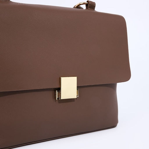 Сумка-мессенджер на молнии, цвет коричневый - Simaland фото 7