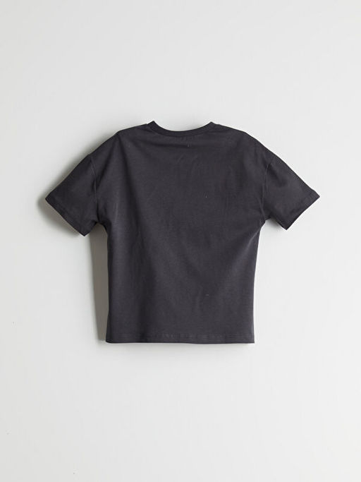 Bisiklet Yaka Sonic Bask?l? Erkek ?ocuk Ti??rt