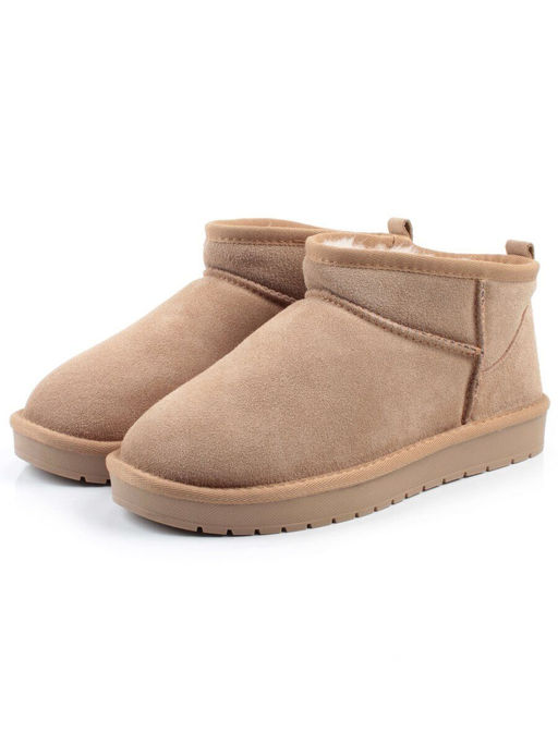 PF8300-3 BEIGE Угги женские (натуральная замша, 100% шерсть)