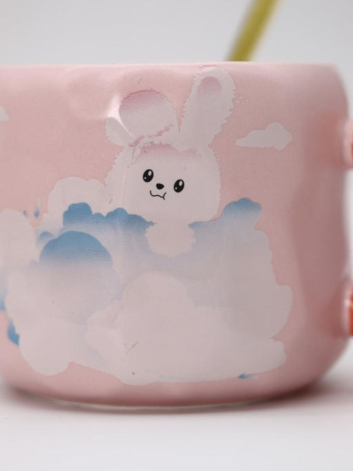 Кружка Hare in the clouds, orange (450 ml)