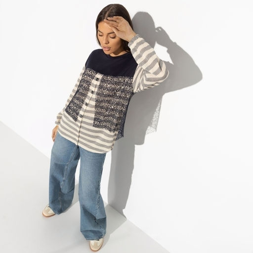 Свитшот с кружевом Стиль по-взрослому (new) - Charutti фото 4