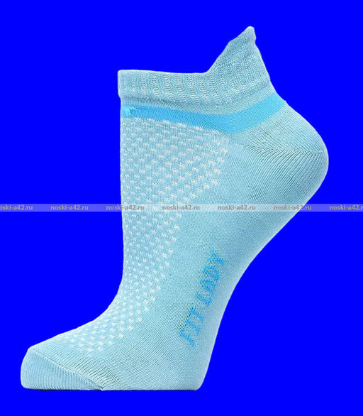 Цена за 10 пар. Золотая Игла носки женские спортивные с лайкрой арт. с-402