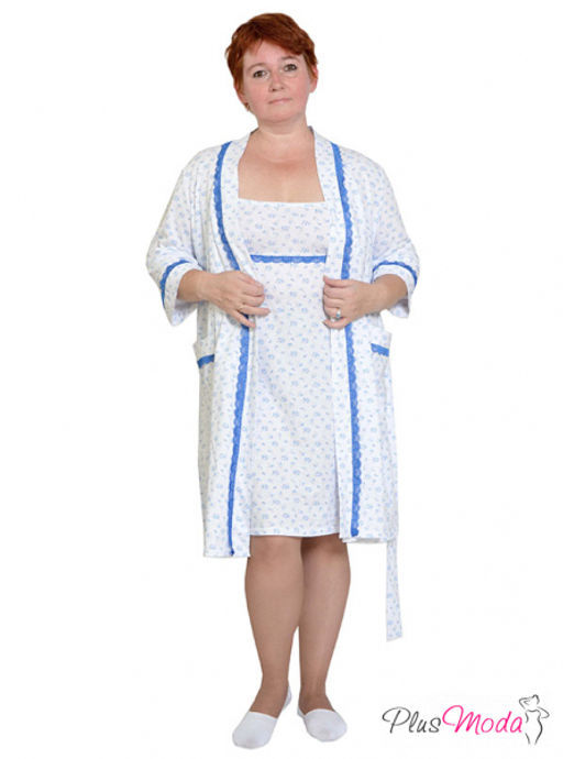 Халат Модель №116 размеры 44-84 - Plusmoda фото 6