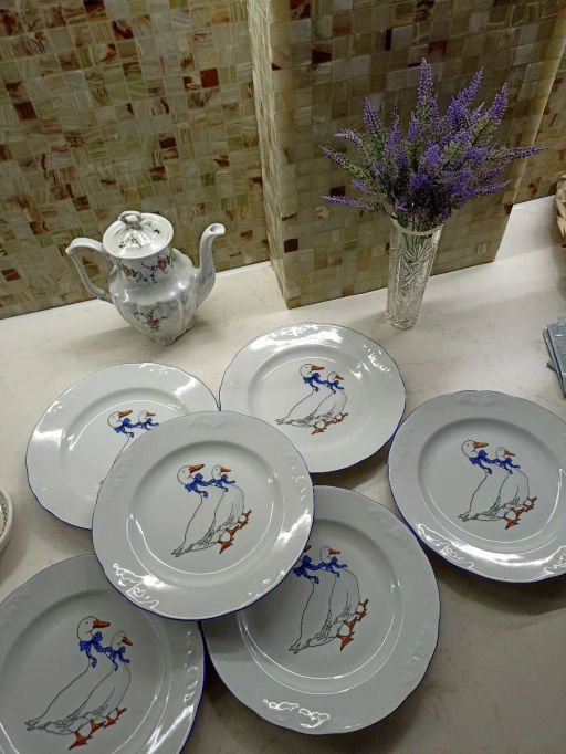 Тарелка мелкая 175 мм Гуси Надежда - Delta фото 5