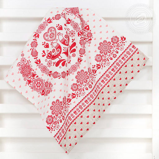 Полотенце кухонное рогожка 48х62см "Вятка", 171г/м2, хлопок 100%, комплект 3шт, "Домашняя мода" (Россия)