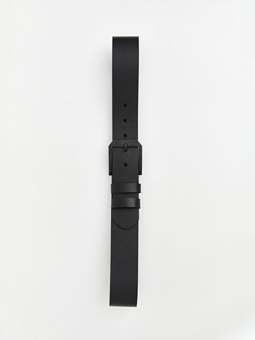 Deri G?r?n?ml? Erkek Kemer