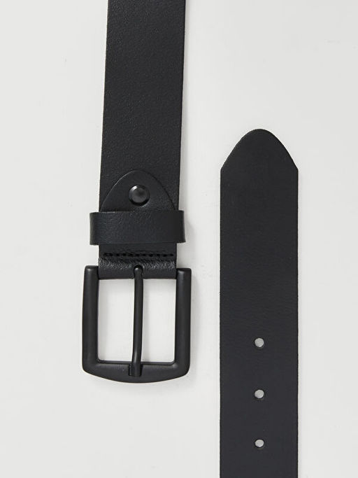 Deri G?r?n?ml? Erkek Kemer - Waikiki фото 3