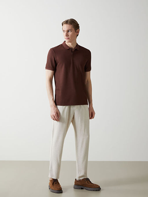 Polo Yaka ?izgili Erkek Ti??rt